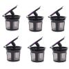 6 Packs Reusable K Cups For Keurig; Reusable K CUP Coffee Filter Refillable Single K CUP For Keurig 2.0 1.0 BPA 20.8in/1.5in 0.18lb