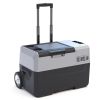 32Qt Car Freezer Portable Refrigerator Freezer with APP Control and 6'' off-road wheels, 12V,45W Cooler Freezer,Low Noice