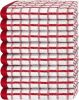 Premium Dish Towels for Kitchen with Hanging Loop 8 Pack Heavy Duty Absorbent 100% Cotton 410 GSM Terry Kitchen Towels 16x26 inch Red Color