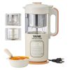 VEVOR Baby Food Maker, 500W Baby Food Processor with 300 ml Glass Bowl