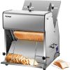 VEVOR Commercial Toast Bread Slicer, 12mm Thickness Electric Bread Cutting Machine, 31PCS Commercial Bakery Bread Slicer