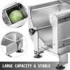 VEVOR Commercial Vegetable Slicer, 0.2-12mm Adjustable Thickness Manual Vegetable Slicer, Stainless Steel Multifunctional Commercial Manual Slicer