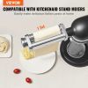 VEVOR Pasta Attachment for KitchenAid Stand Mixer, Stainless Steel Pasta Sheet Roller Attachment