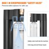 VEVOR Sparkling Water Maker, Soda Maker Machine for Home Carbonating, Seltzer Water Starter Kit with BPA free 1L PET Bottle