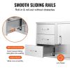 VEVOR Outdoor Kitchen Door Drawer Combo 38.1''W x 22.6''H x 20.8''D, BBQ Access Door/Triple Drawers Combo with Stainless Steel Handles