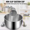 VEVOR Rotary Cheese Grater, Zinc Alloy Rotary Vegetable Mandoline, Manual Cheese Mandoline w/ 5 Stainless Steel Cutting Cones