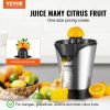 VEVOR Electric Citrus Juicer, Orange Juice Squeezer With One Juicing Cone, 100W Stainless Steel Filter Orange Juice Maker, Easy To Clean For Oranges