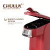 CHULUX Single Serve Coffee Maker Red KCUP Pod Coffee Brewer, Upgrade Single Cup Coffee Machine Fast Brewing