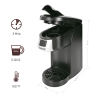 Single Serve Coffee Maker KCUP Pod Coffee Brewer, CHULUX Upgrade Single Cup Coffee Machine Fast Brewing