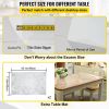 VEVOR Plastic Table Cover 36 x 60 Inch, 2 mm Thick Clear Table Protector, Rectangle Clear Desk Mat