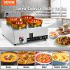 VEVOR Electric Soup Warmer, Four 7.4QT Stainless Steel Round Pot 86~185¬∞F Adjustable Temp