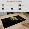 VEVOR Electric Cooktop, 5 Burners, 36'' Induction Stove Top, Built-in Magnetic Cooktop 9200W, 9 Heating Level Multifunctional Burner