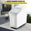 VEVOR Ingredient Storage Bin, 11.4 Gallon Capacity Shelf Ingredient Bin