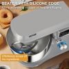 VEVOR Stand Mixer, 660W Electric Dough Mixer with 6 Speeds LCD Screen Timing, Tilt-Head Food Mixer with 7.4 Qt Stainless Steel Bowl, Dough Hook