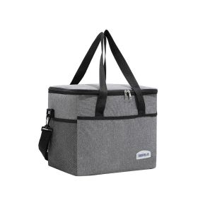 Lunch Bag for Women Work, Insulated Lunch Box Extra Large Lunch Tote Bag (Color: Grey, size: M)