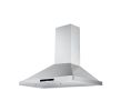 30/36 inch Range Hood 700CFM Wall Mount Stainless Steel Touch Control 3-speed Stove Vent