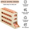 Egg Dispenser, Space-Saving Rolling Eggs Dispenser for Refrigerator Storage